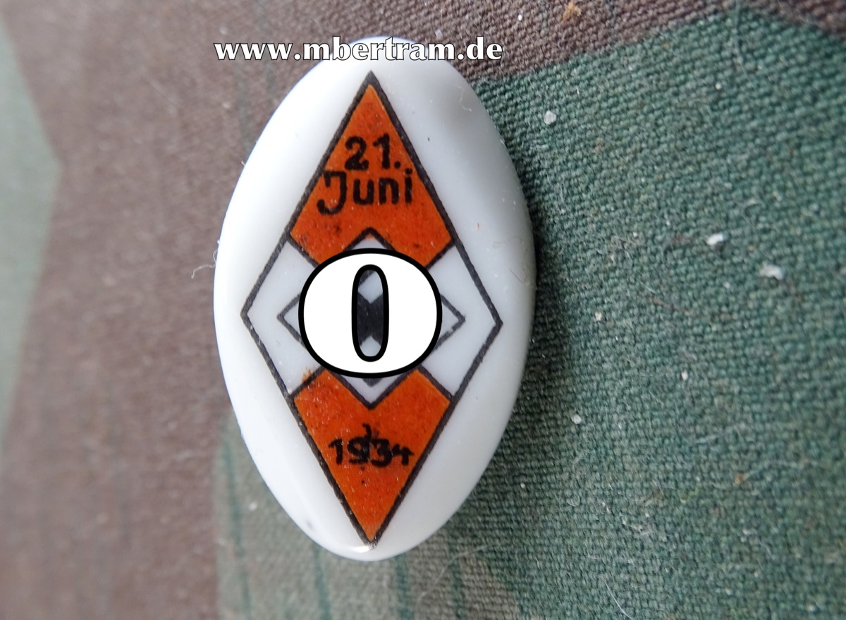 Hitler-Jugend (HJ) , Siegernadel " 1934 " der HJ-Reichssportwettkämpfe