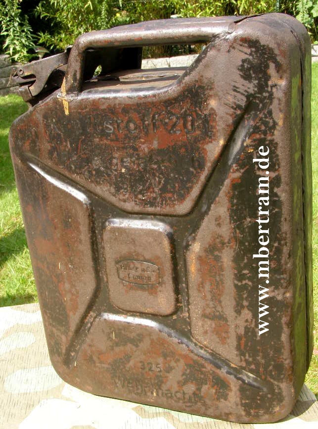 Wehrmacht Kraftstoff Kanister, 1942, Brose &amp; Co. Coburg