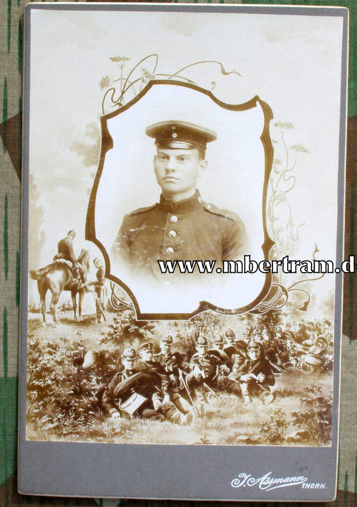 11280-18 11. Comp. Inf. Rgt. v.d. Marwitz, 8. pom. No. 61, Thorn, 1901
