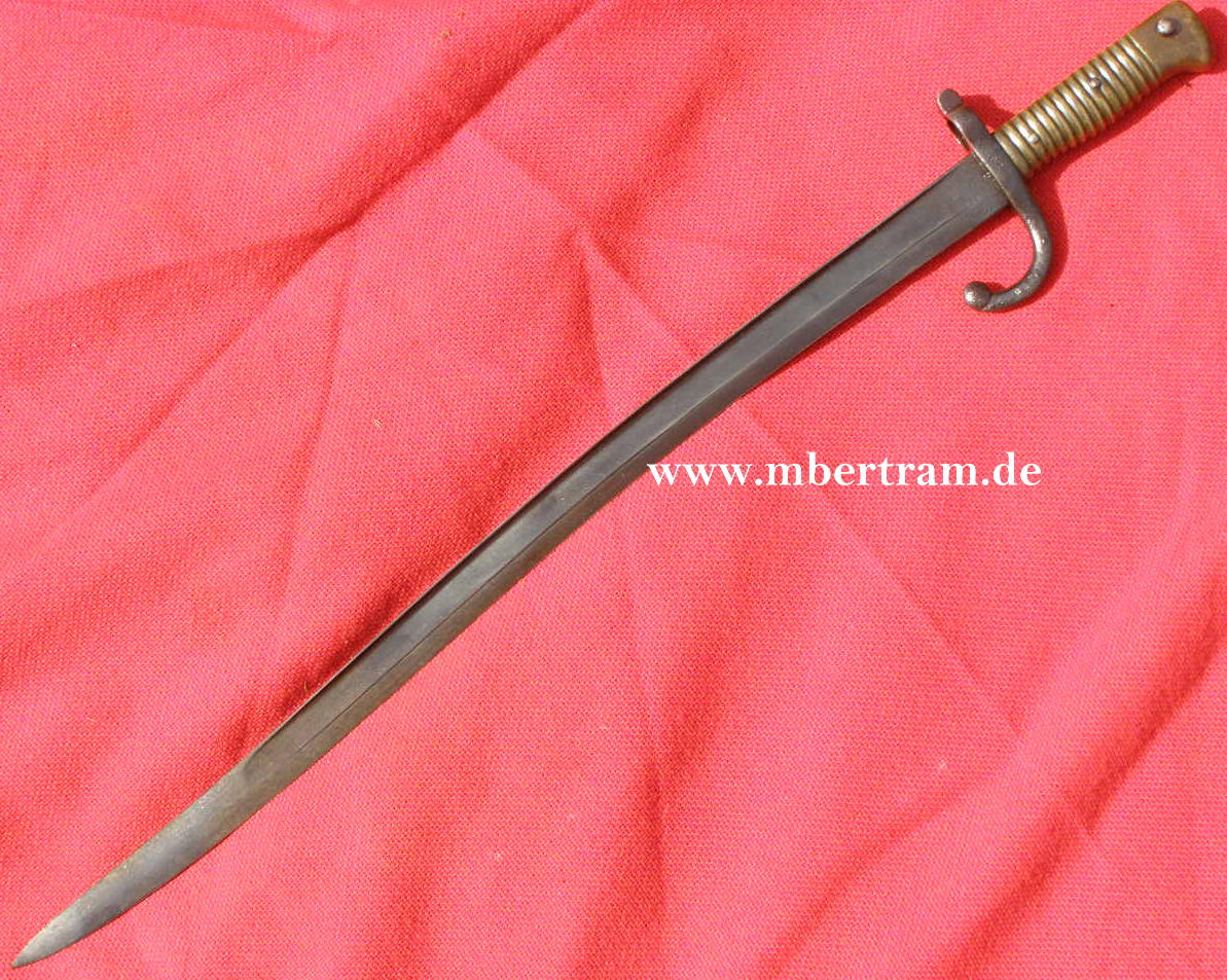10288-12 Frankreich Säbelbajonett M 1866, ohne Scheide