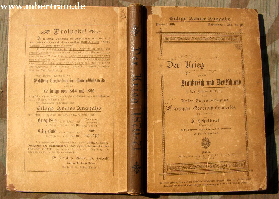 Der Krieg zwischen Deutschland u.Frankreich 1870/71, 1895