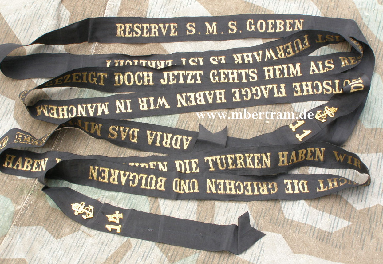 1. WK Reservistenmützenband "Reserve S.M.S. Goeben"