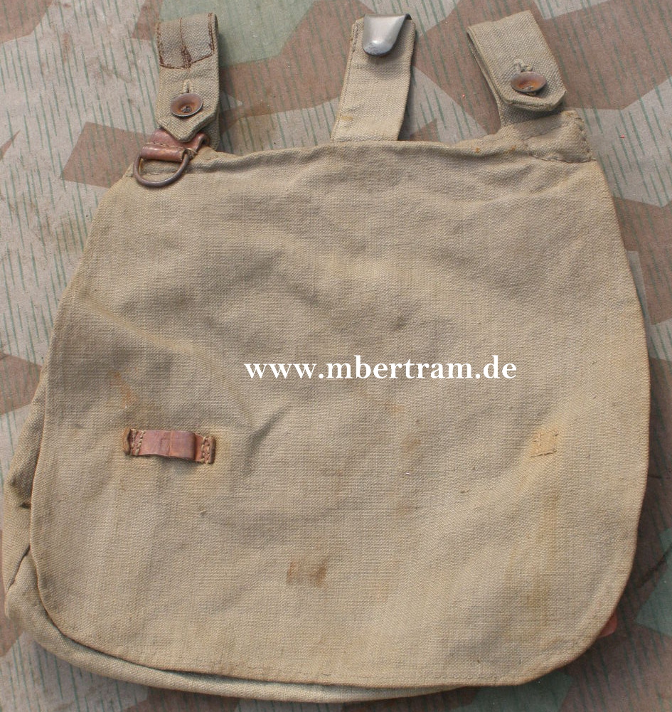 Brotbeutel, 1. Weltkrieg " B.A.XV.1916" Hst. Stempel.