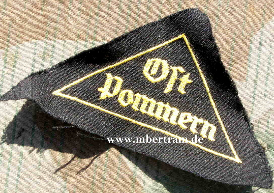 Replik: HJ Gebietsdreieck "Ost Pommern"