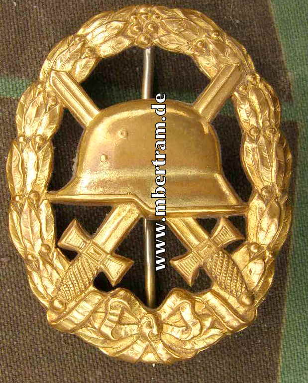 Verwundeten Abzeichen 1914 in gold, Buntmetall, durchbrochen.