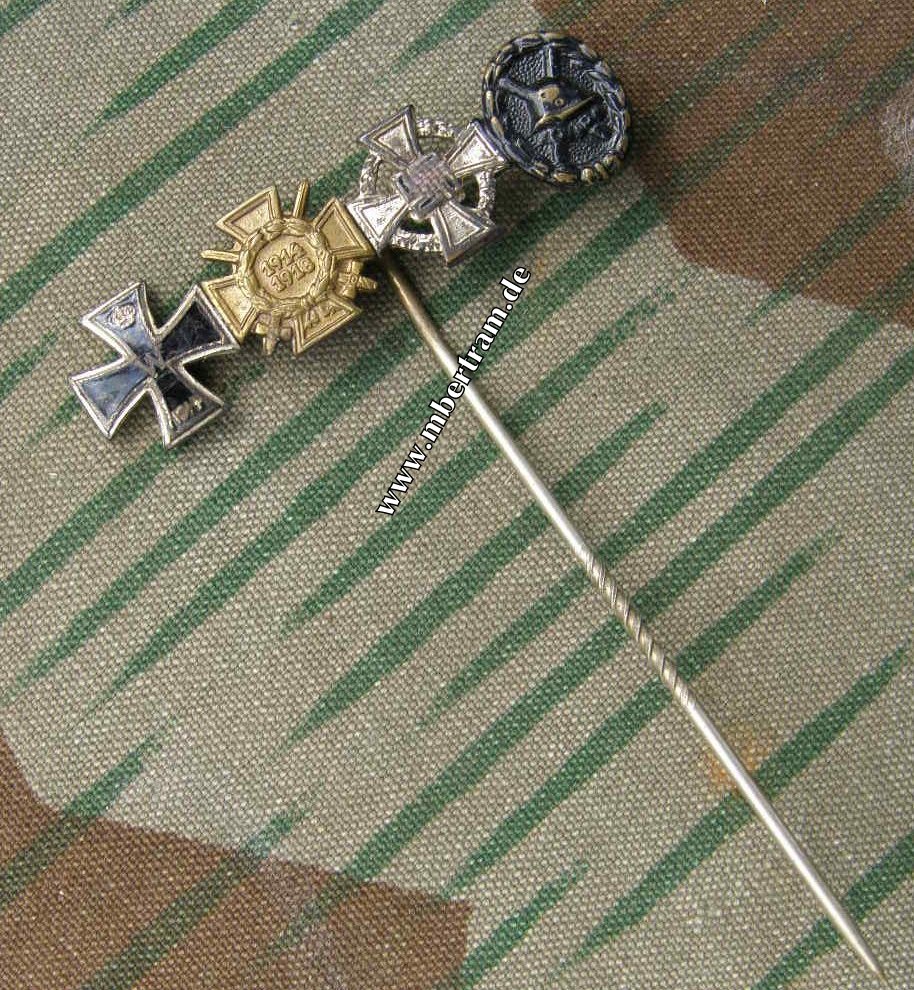 4`ER MINIATURENSPANGE AN LANGER NADEL 9 MM