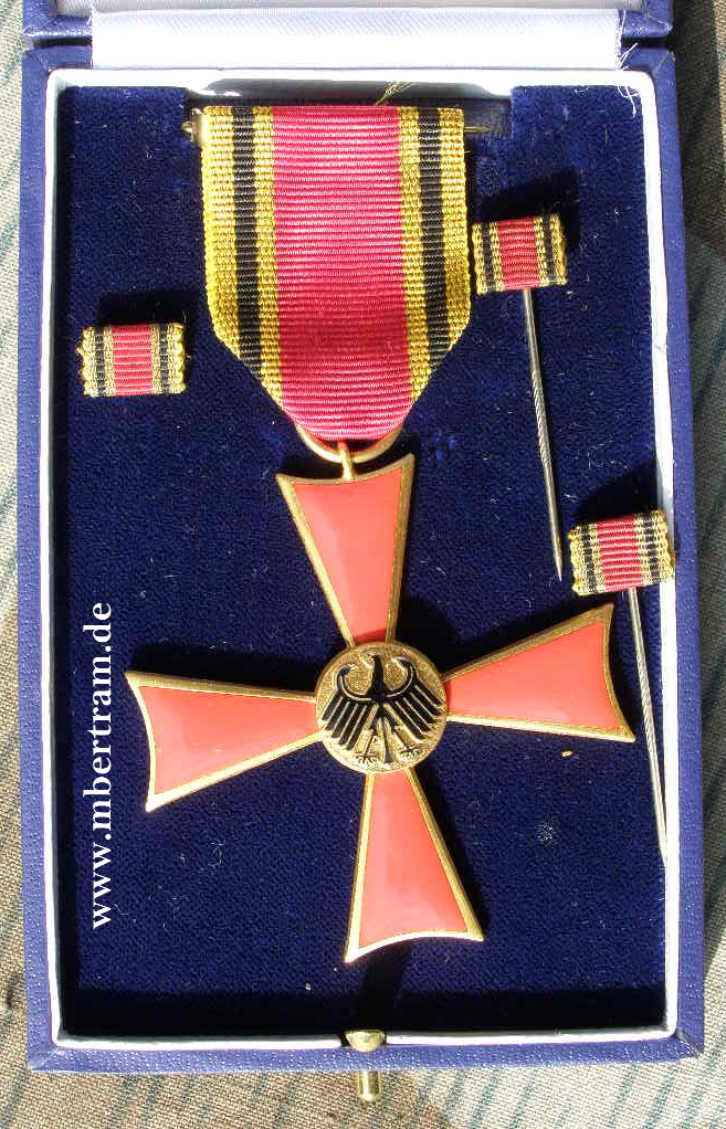 Bundesverdienstkreuz, Etui, Steinauer &amp;Lück Lüdenscheid
