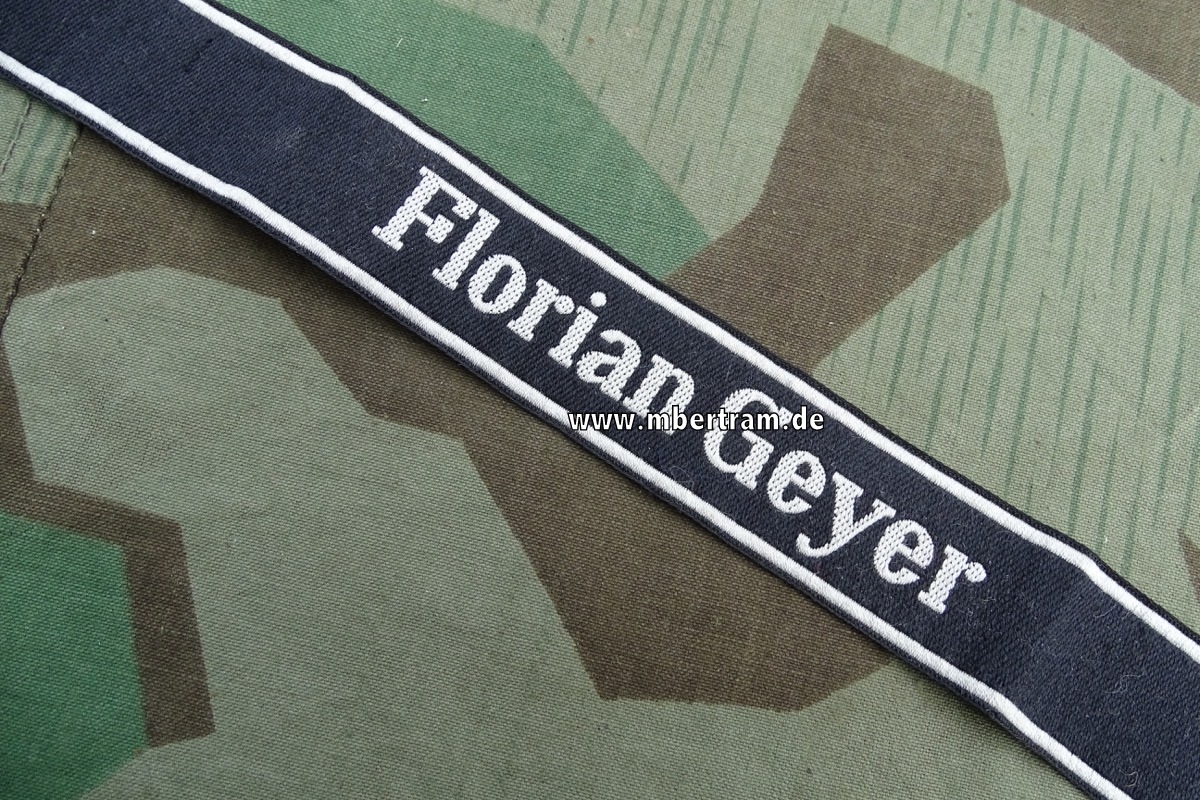 Replik: Ärmelband Florian Geyer aus Wuppertaler Fertigung, Unikat in Deutschland