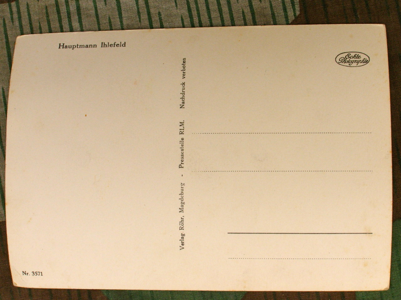 Luftwaffe Hauptmann Ihlefeld Eichenl. m. Schwertern Träger