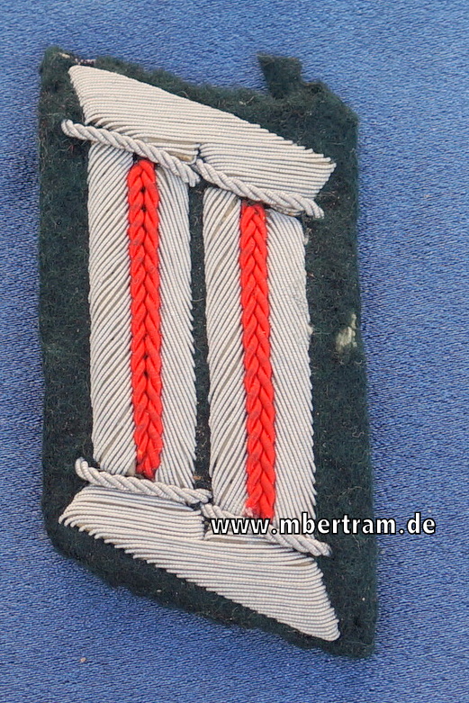 Einzel Kragenspiegel der Wehrmacht Heer Artillerie für Offiziere