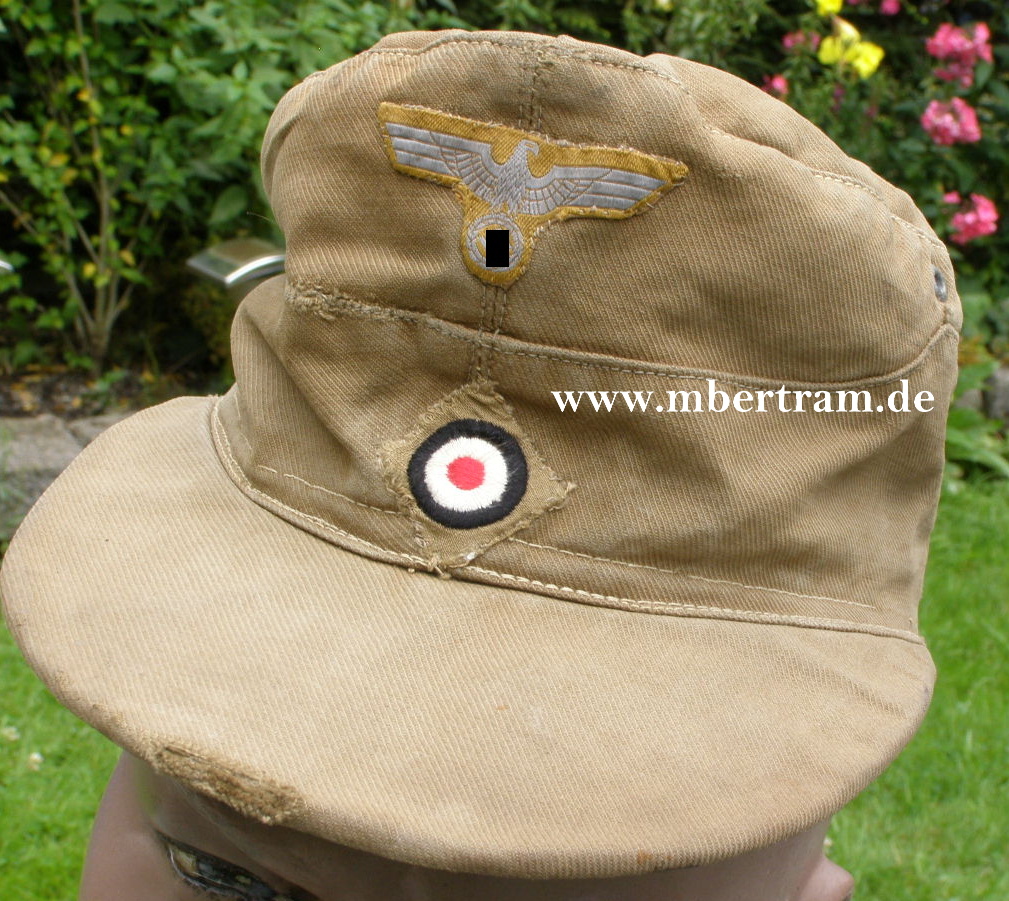 Afrikakorps Tropenfeldmütze M 41, Heer. Rotes Futter
