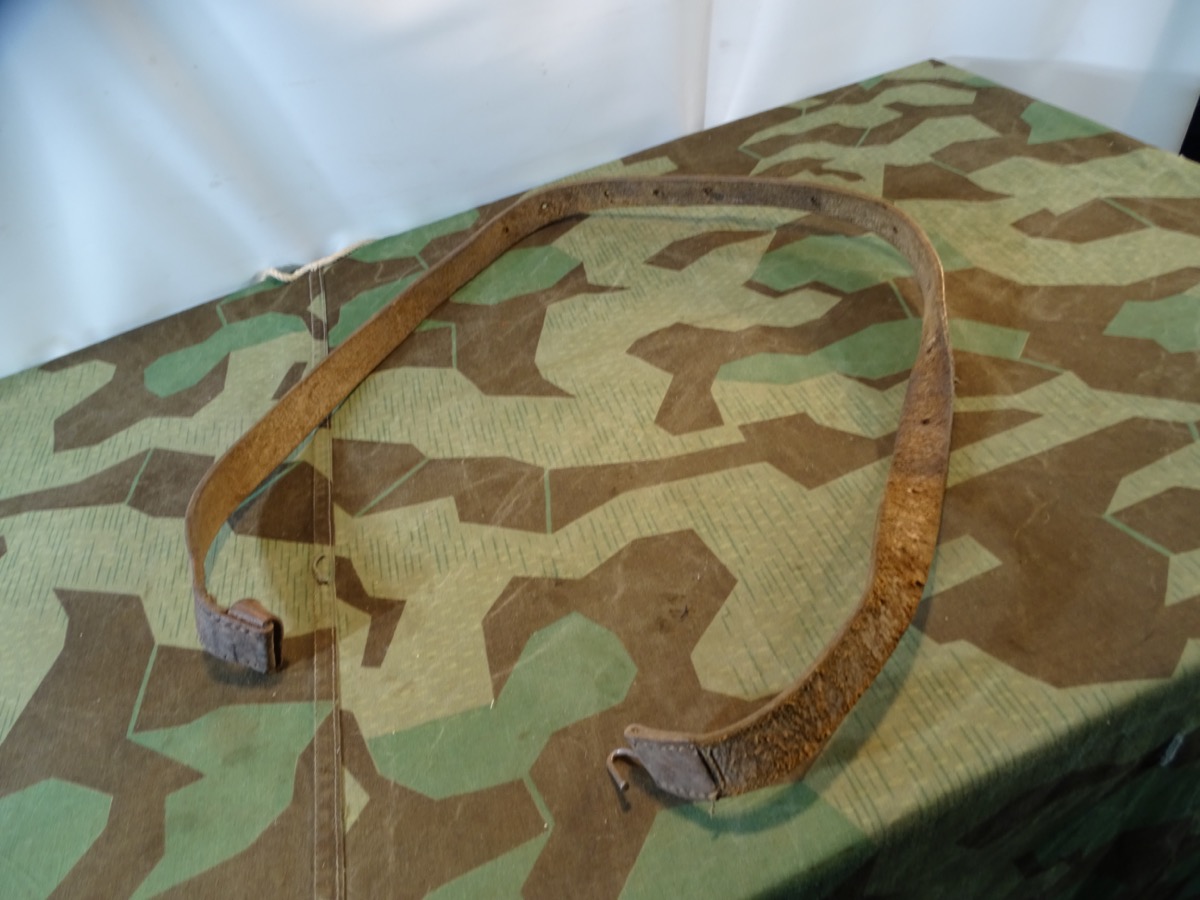 Brauner Leder Trageriemen für Steyr Mannlicher M 95 Karabiner, vereinfachte Fertigung um 1917