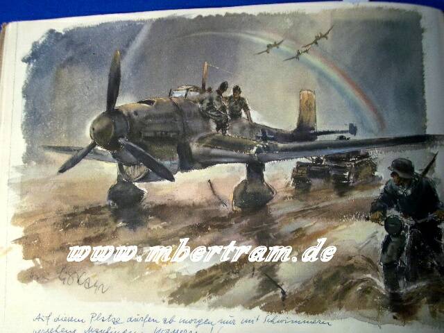 Kriegs-Skizzenbuch 1939 - 1944.von Hans Liska