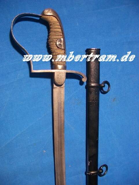 Artillerie Extrasäbel vor 1900, Monogramm, tzung, WKC