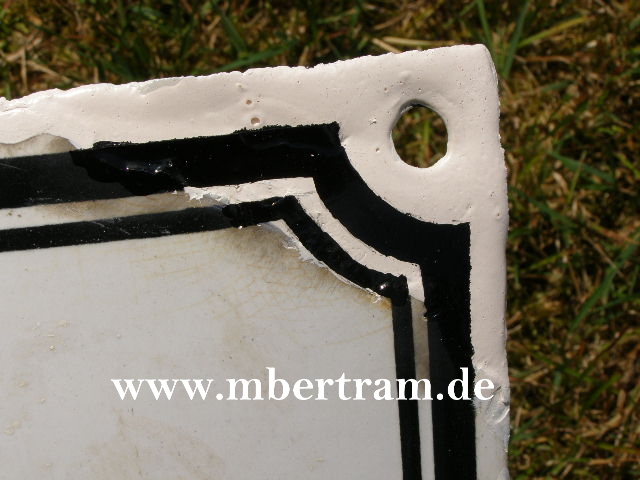 Original Emaillschild NSV Hilfsstelle Mutter und Kind 36x48 cm