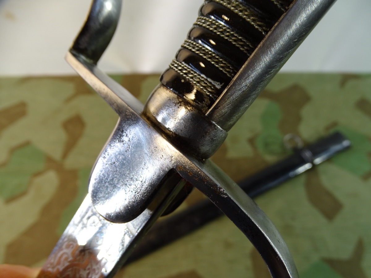 Garde Artillerie Säbel von WKC mit sehr schöner Ätzung " Reiter Abt. 4 Garde Artillerie Feld Art. Rgt." Garde Artillerie Säbel von WKC mit sehr schöner Ätzung " Reiter Abt. 4 Garde Artillerie Feld Art. Rgt."