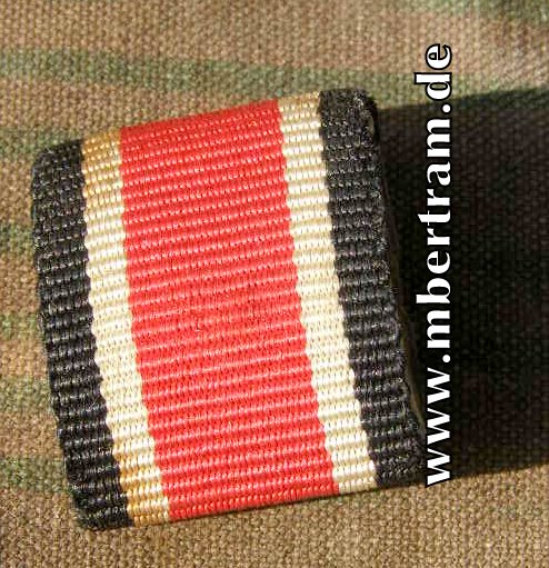Bandspange mit 1 Band: Eisernes Kreuz 2. Klasse 1939