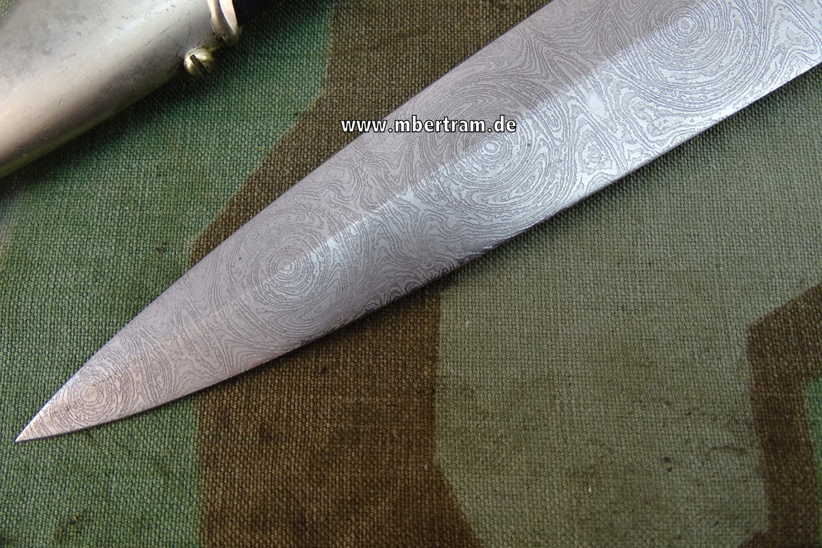 17529-19 Frühe Teilreplik: SS Ketten Ehrendolch mit geätzter, vergoldeter Klinge, Eickhorn