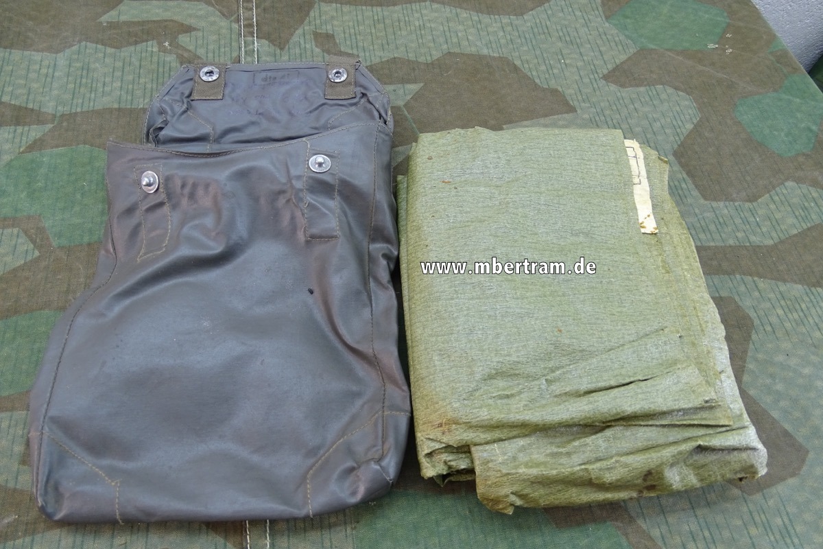 Papierartige Gasplane gnd 41, gummierte Tasche dts 41
