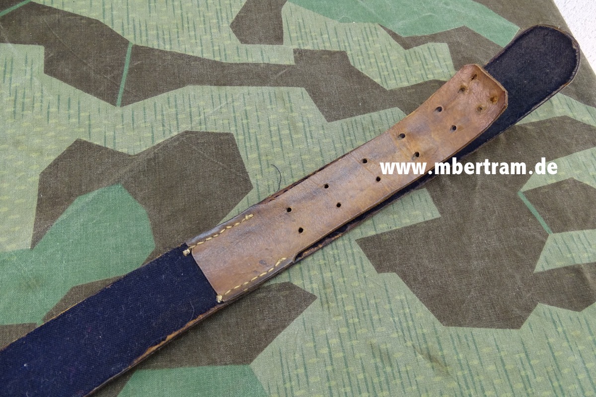 1. Weltkrieg bis ca. 1936, Uffz. Lackleder Ausgeh Koppelriemen mit Säbelhänger