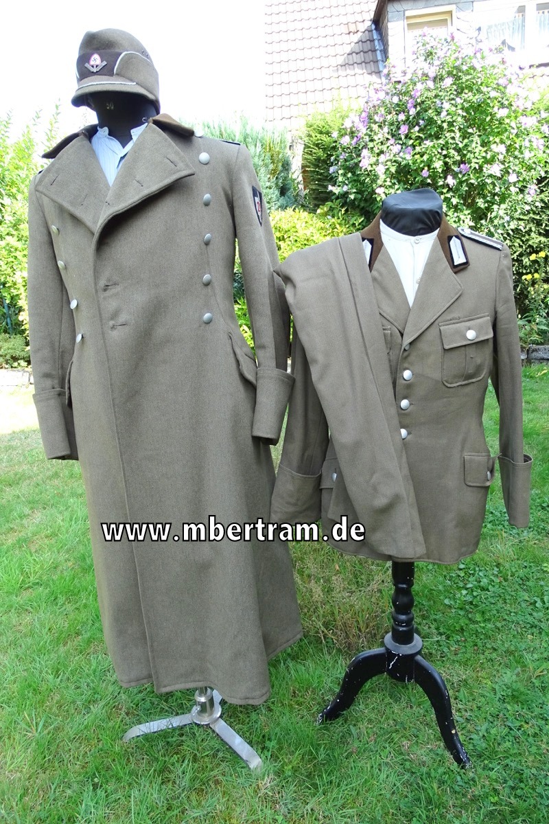 RAD Führer Uniform, Abt. 214/1 ( Amern / Ndrh.) : Jacke, Hose, Mütze, Mantel