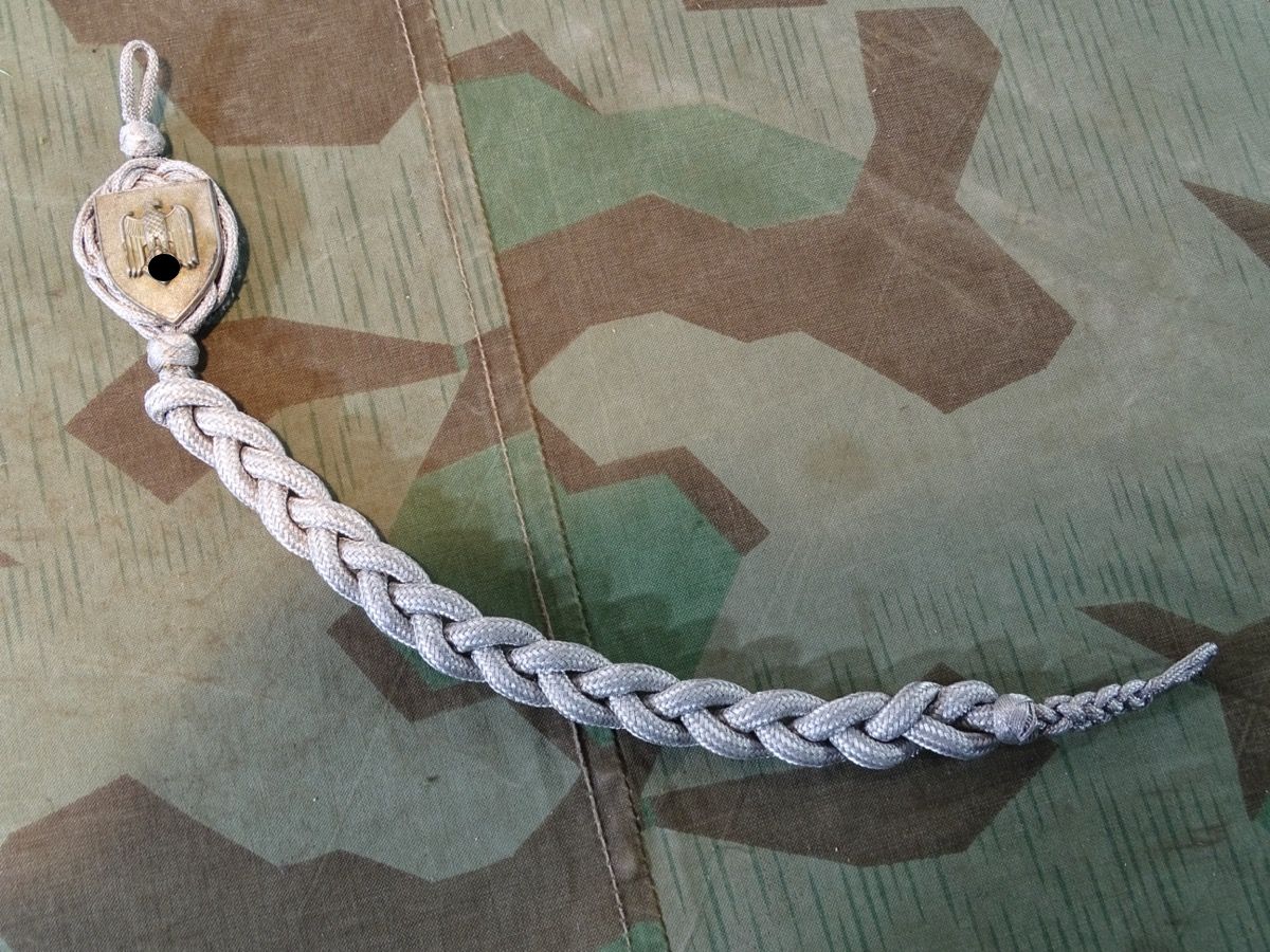 Wehrmacht Heer Schützenschnur für Gewehrschützen 1. Stufe, 1 Modell