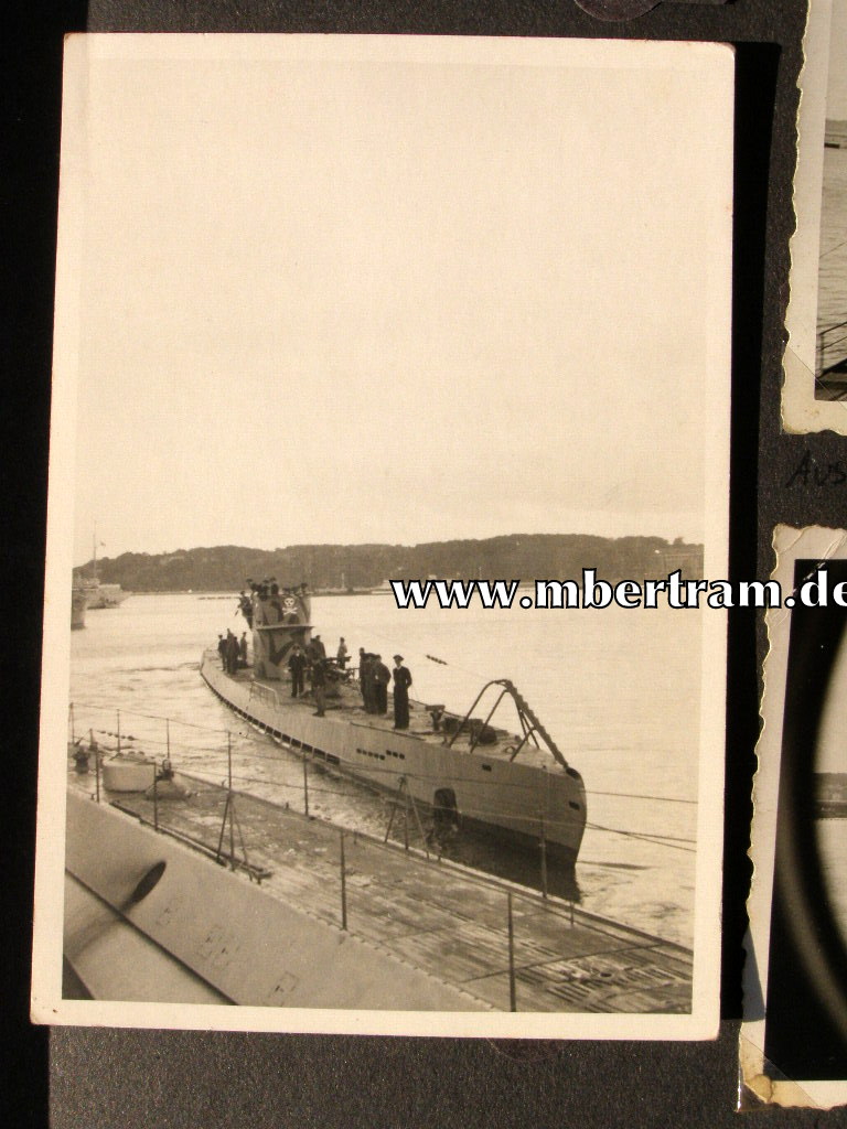13620-42 Dienstzeit Fotoalbum U 552, Kommandant Erich Topp SELTEN !