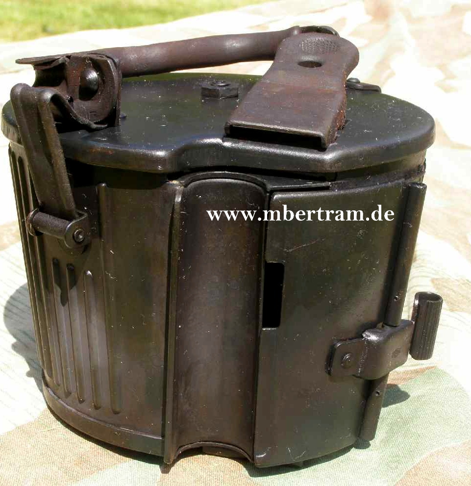 Brüniertes Trommelmag. MG42/34, HASAG 39/20 WaA
