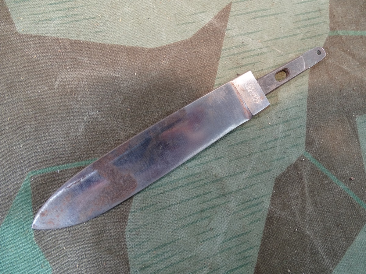 Replik: Klinge für Fahrtenmesser / Pfadfindermesser / HJ Messer / HJ Dolch ,  Solingen Germany