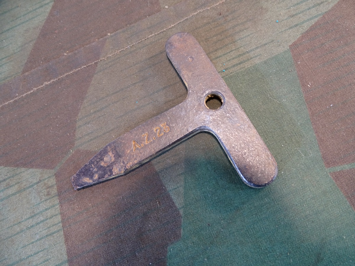 Zünder Stellschlüssel für AZ 23 Granatzünder der Wehrmacht, z.B. 8,8 Granaten