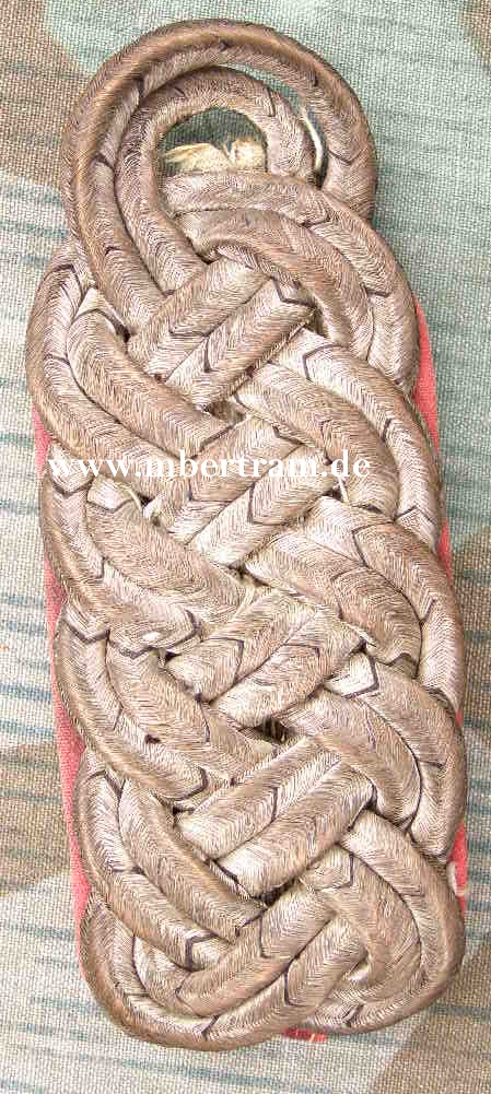 Schulterstück Major Artillerie 1. Weltkrieg