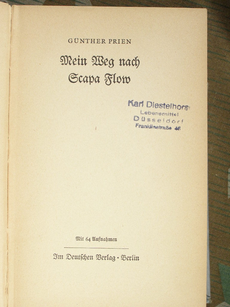 6981-3 Günther Prien: Mein Weg nach Scapa Flow 1940