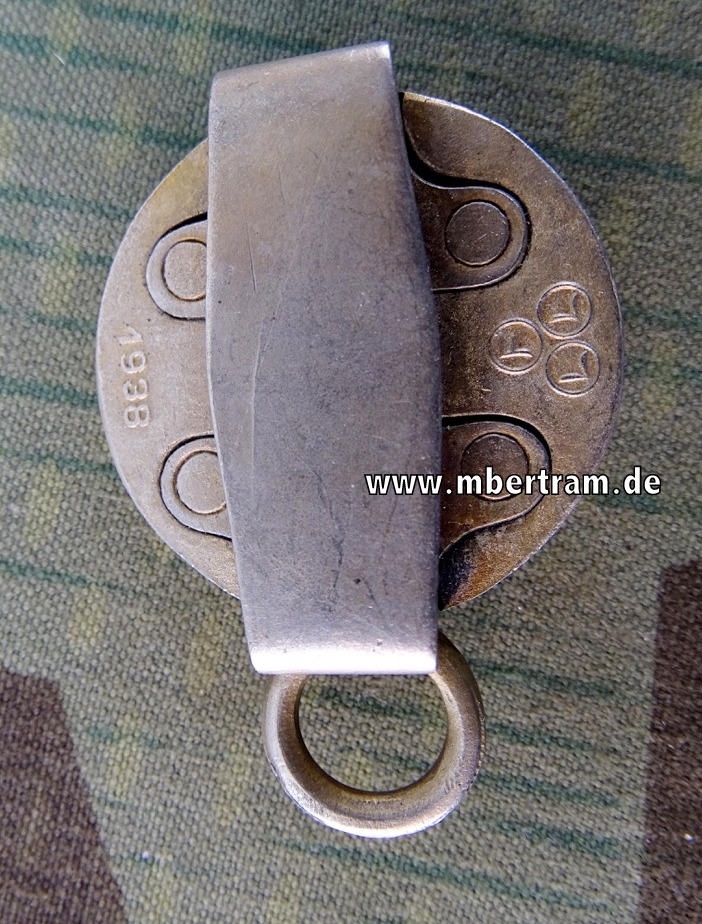 Kriegsmarine 1  Löwenkopf Gürtel Schnalle für das Dolchgehänge, FLL 1938