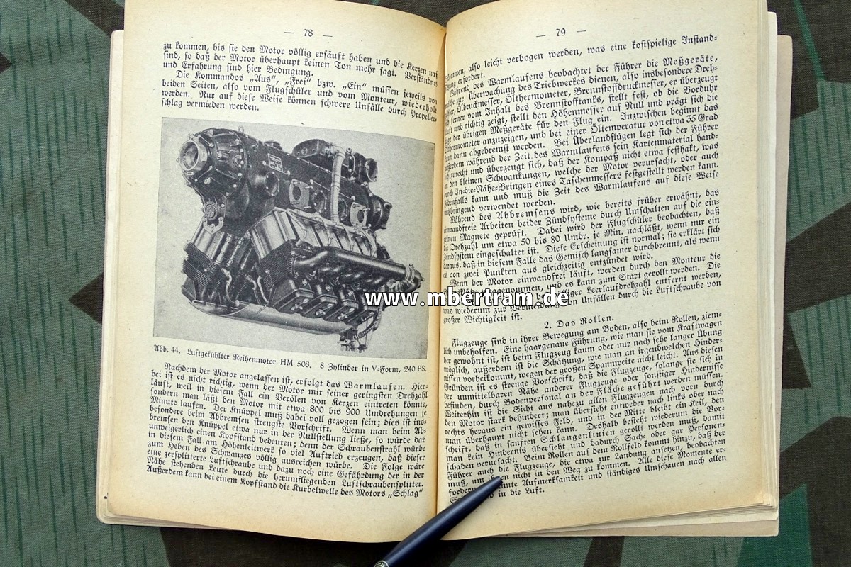 Handbücher der Luftwaffe, Der Flugzeugführer, 1940, 135 S. , 85 Abbildungen