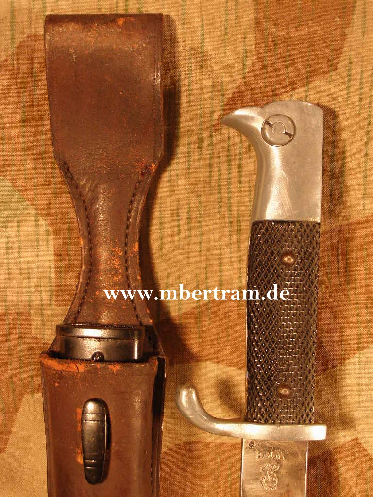 SS Ausgeh Seitengewehr KS 98. MIT KLINGENÄTZUNG