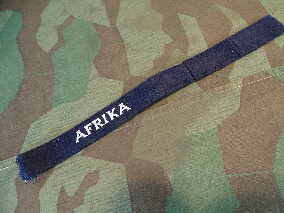 Luftwaffen Ärmelband Afrika, alte Kopie oder Variante des Originals?