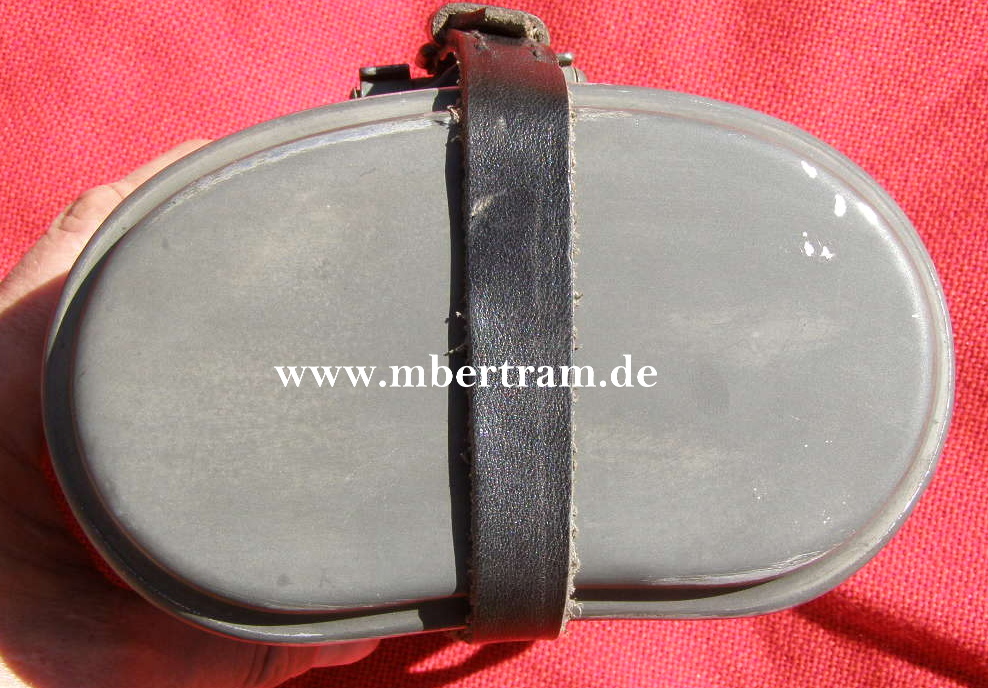 Hohes Kochgeschirr 1914, 1. WK, Lack 98%, Riemen