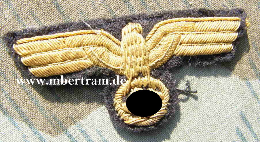 Mützenadler Kriegsmarine, Offiziere/Unteroffiziere, Cellon