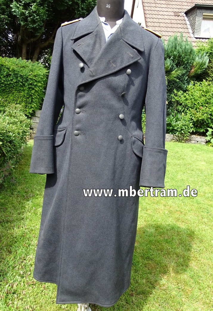 Luftwaffe blaugrauer Mantel Oberstleutnant fliegende Truppe / Fallschirmjäger