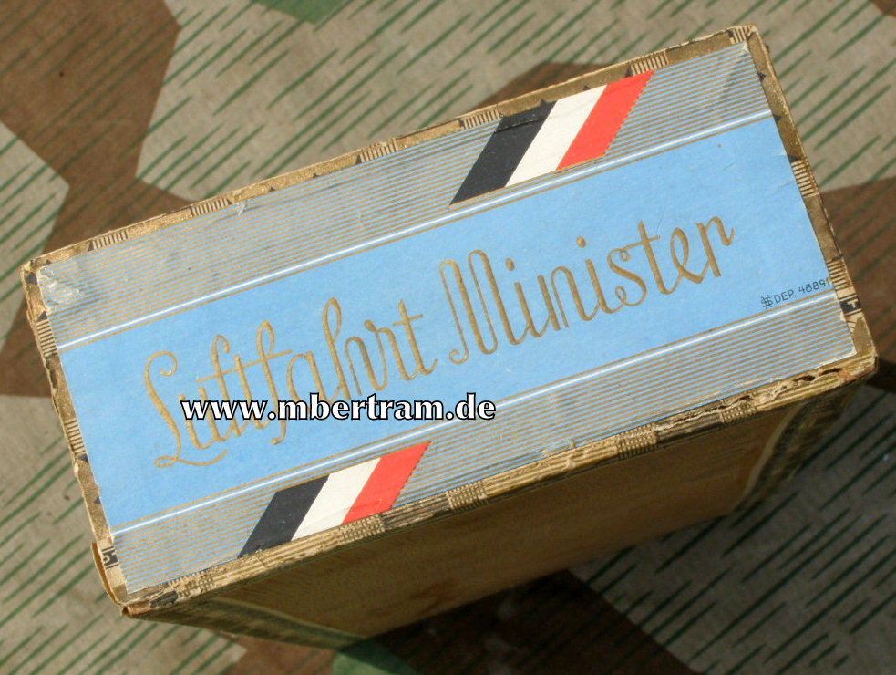Zigarren Kiste, 50 Stück "Luftfahrt Minister" um 1933