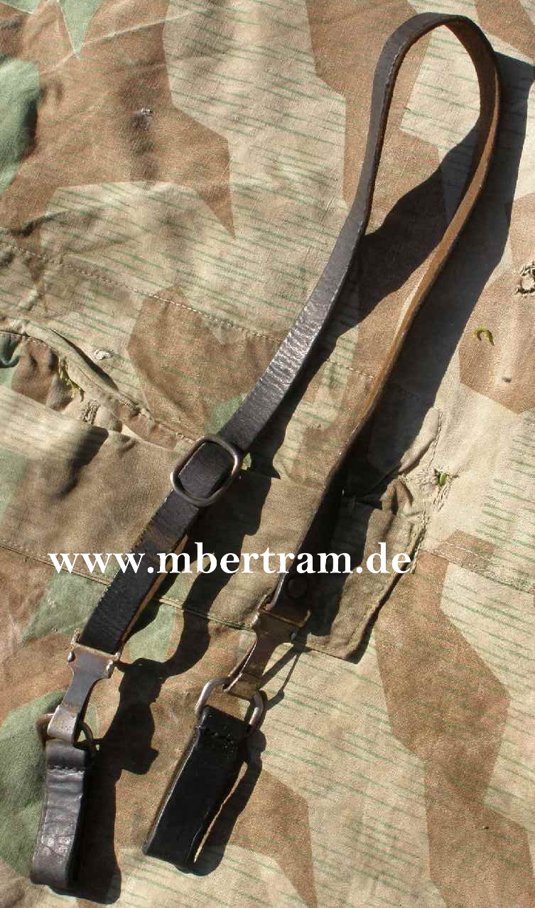 Schulterriemen SS , 2 Schlaufen, RZM, M 5/27/6 DRGM, SS"