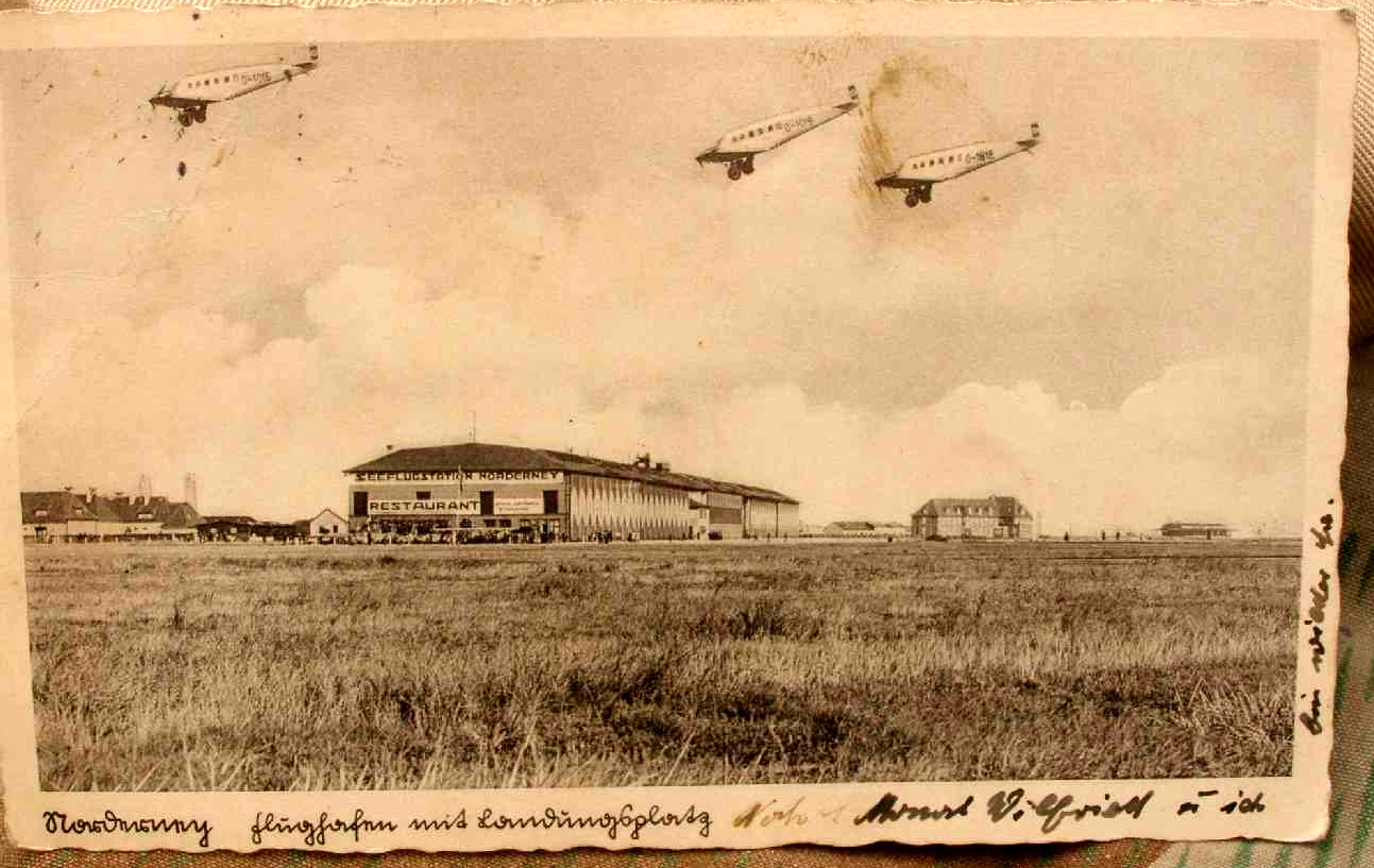 Seeflugstation Norderney mit Transportflugzeugen, 28.11.36