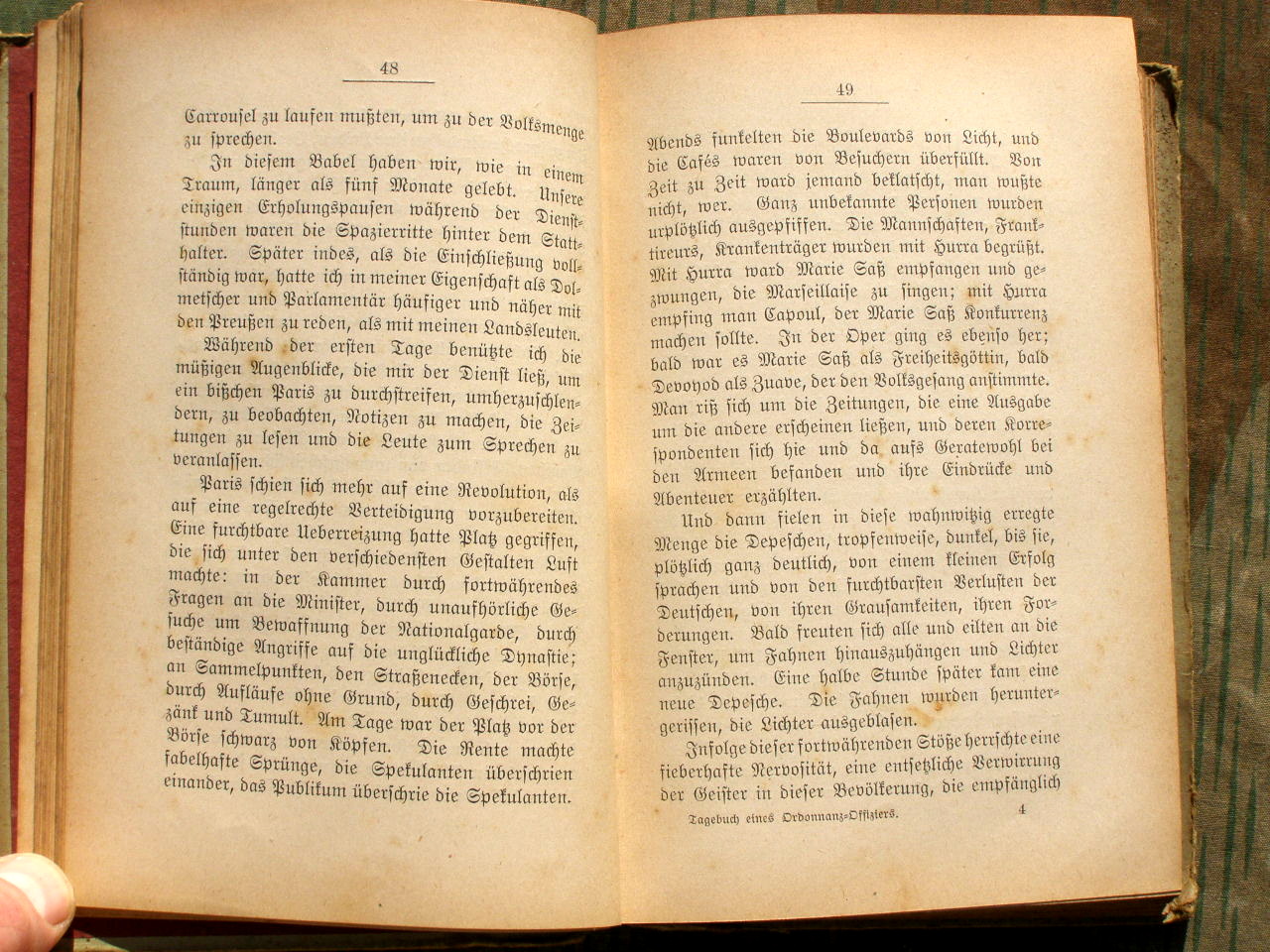 Tagebuch eines Ordonnanz-Offiziers. Juli 1870-Februar 1871