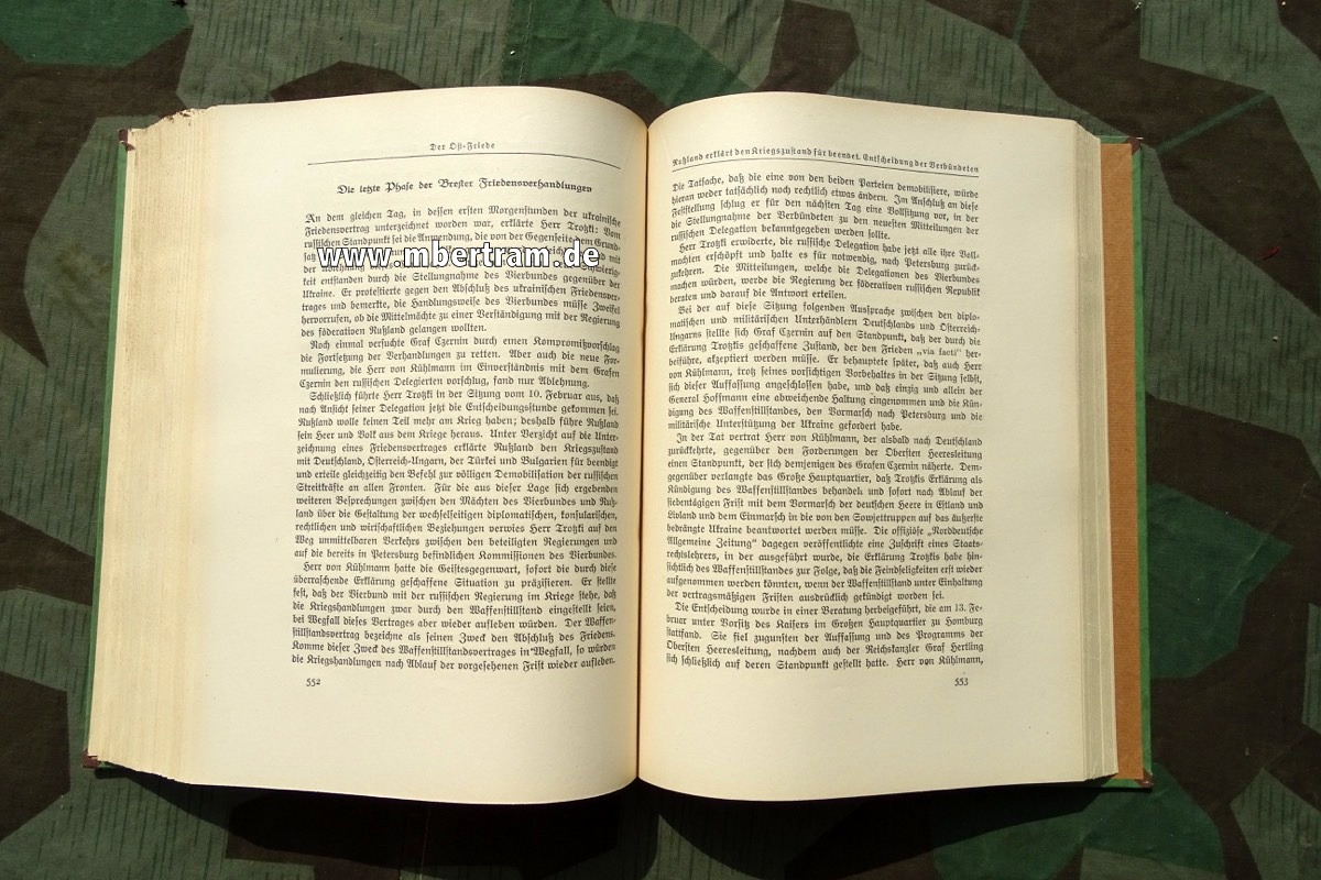 Helferich, Karl : Der Weltkrieg - Ausgabe in einem Band. 192, 743 Seiten, ca.2-3Kg