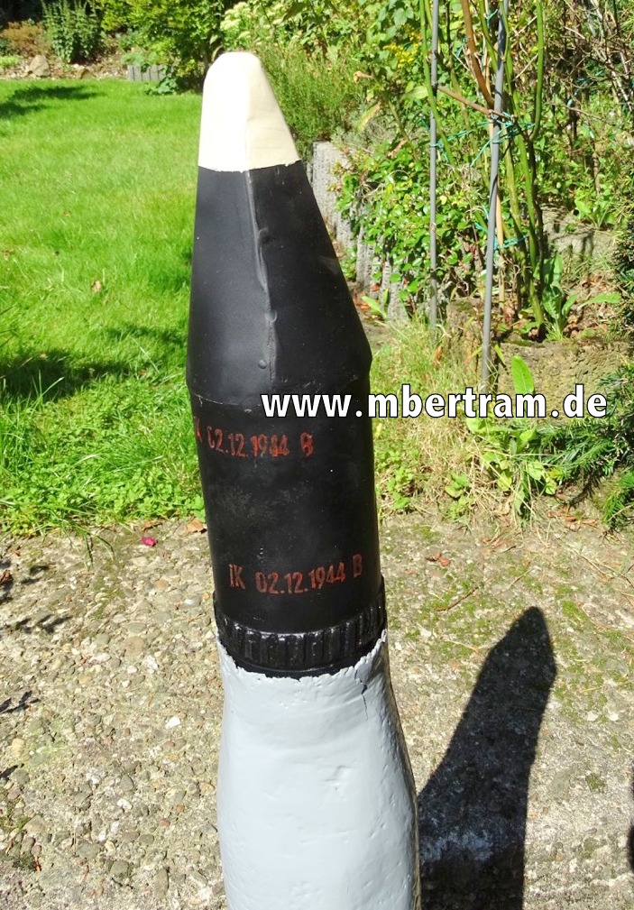 WH-Sturmgeschütz Deko-Patrone 7,5cm KWK 40 ,Panzer, Zustand 4