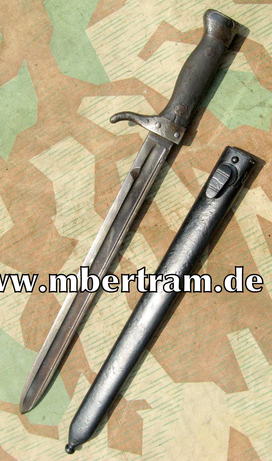 Frankreich, Bajonett Mle. 1892 Berthier, gekürztes Stück