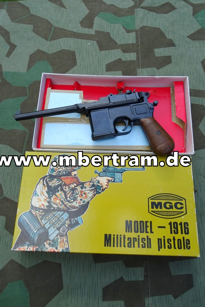 Kaiserliche C 96 Armeepistole, 1:1 Modellwaffe aus Metall, Hst.: MGC