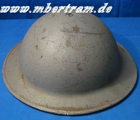 Britischer Tellerhelm MK II, mit Futter und Kinnriemen