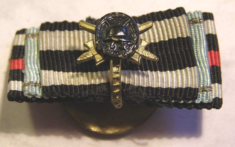 4er Bandschleife: EK2 14, Bulgar.Silb.Tpf.Kr., Ehrenkr.,VWA sch.