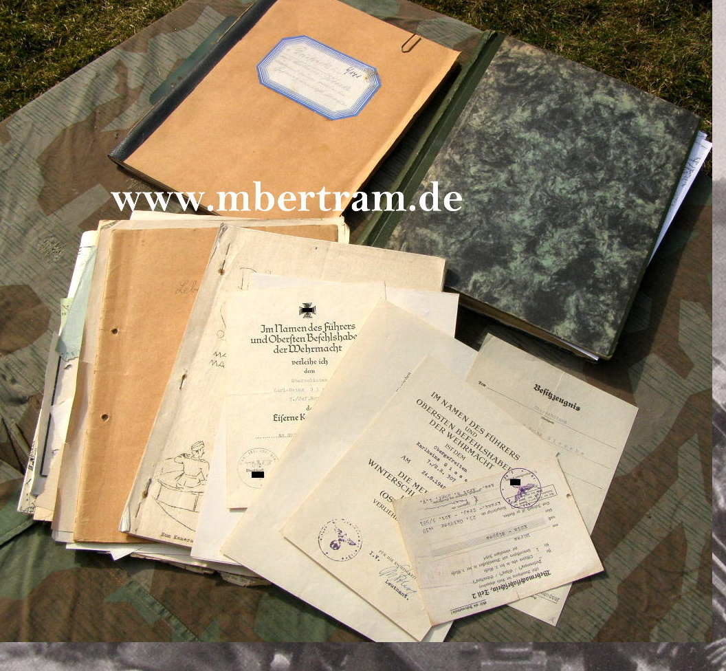Urkunden, Fotos, Finnlandkämpfer: Inf.Rgt.307, 163.Inf.Div